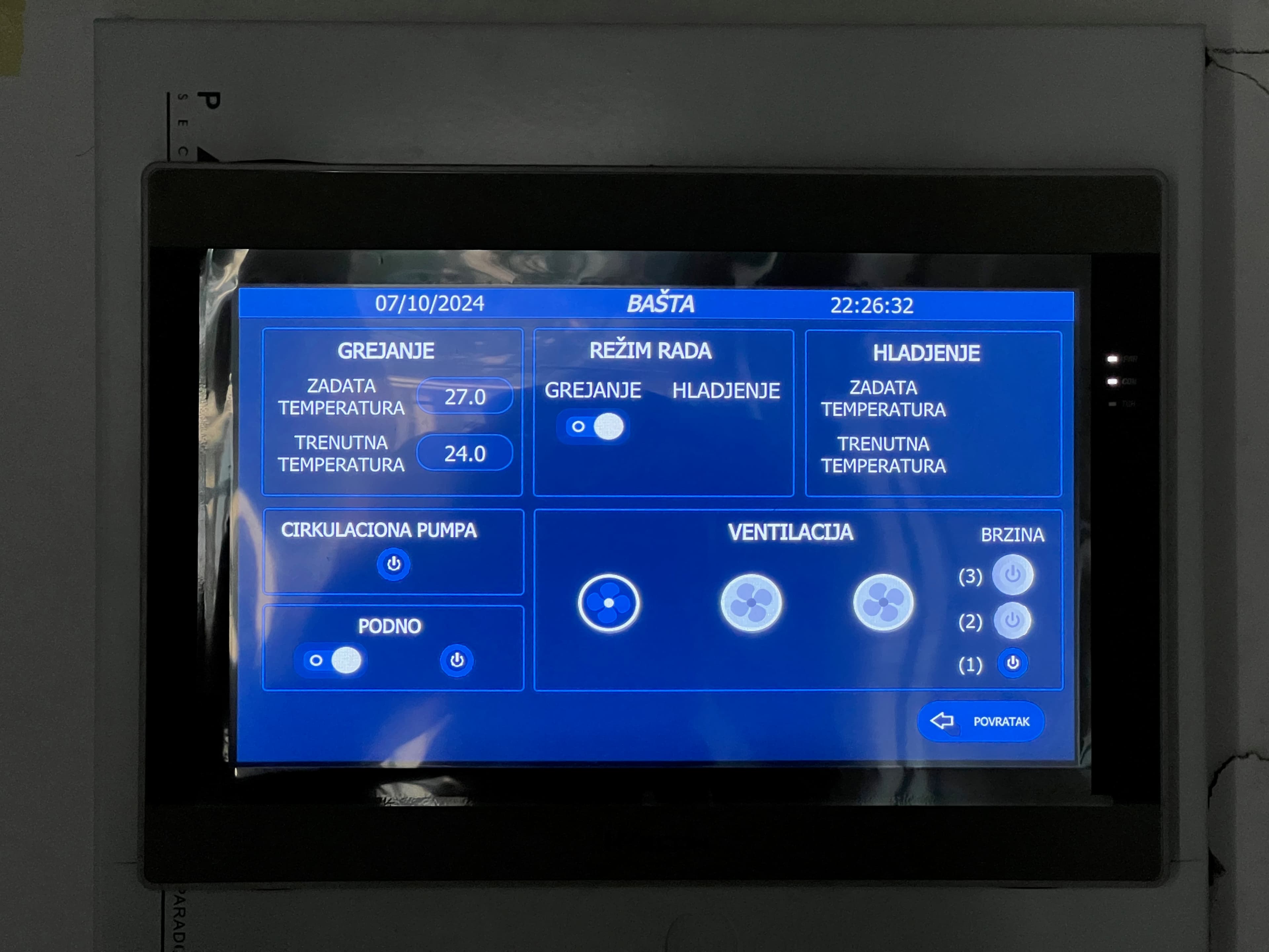 Hotel – HVAC upravljanje 2